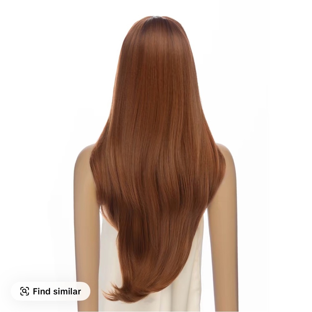 Elegant Auburn Women's Wig